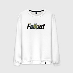 Свитшот хлопковый мужской Fallout 4: Gameplay, цвет: белый