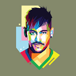 Свитшот хлопковый мужской Neymar: fun-art, цвет: авокадо — фото 2
