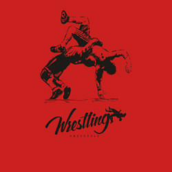 Свитшот хлопковый мужской Wrestling, цвет: красный — фото 2