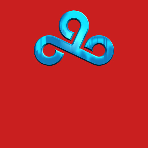 Мужской свитшот Cloud9 Foil Металлический эффект / Красный – фото 3