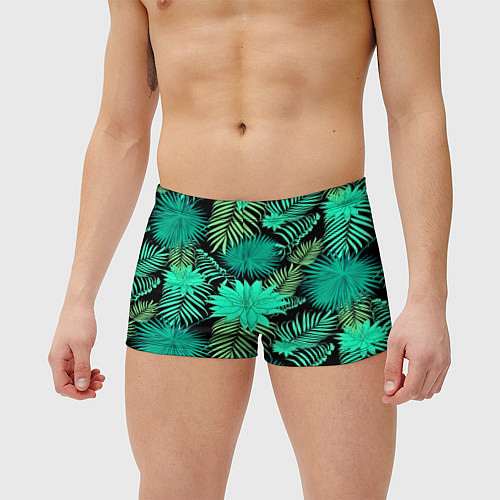 Мужские плавки Tropical pattern / 3D-принт – фото 3