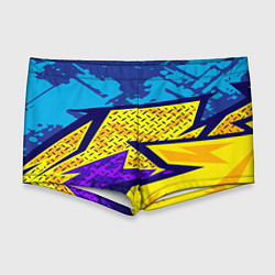 Мужские плавки Bona Fide Одежда для фитнеса, цвет: 3D-принт