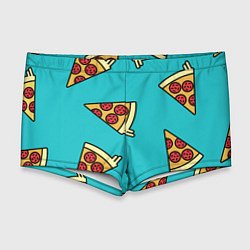 Мужские плавки Пицца, цвет: 3D-принт