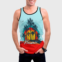 Майка-безрукавка мужская HAWAII 6, цвет: 3D-черный — фото 2