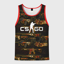 Майка-безрукавка мужская Counter-Strike Global Offensive, цвет: 3D-красный