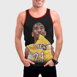 Майка-безрукавка мужская Kobe Bryant, цвет: 3D-красный — фото 2