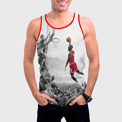 Майка-безрукавка мужская Michael Jordan NBA, цвет: 3D-красный — фото 2