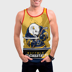 Майка-безрукавка мужская Buffalo Sabres, цвет: 3D-красный — фото 2