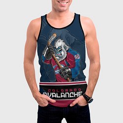 Майка-безрукавка мужская Colorado Avalanche, цвет: 3D-черный — фото 2