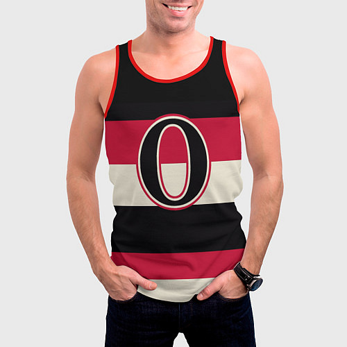 Мужская майка без рукавов Ottawa Senators O / 3D-Красный – фото 3