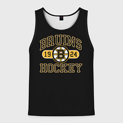 Майка-безрукавка мужская Boston Bruins: Est.1924, цвет: 3D-черный