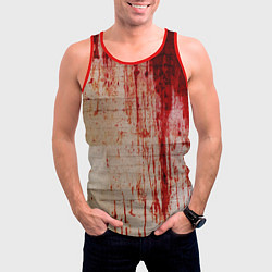 Майка-безрукавка мужская Бинты 1, цвет: 3D-красный — фото 2
