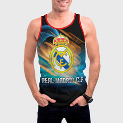 Майка-безрукавка мужская Real Madrid, цвет: 3D-красный — фото 2