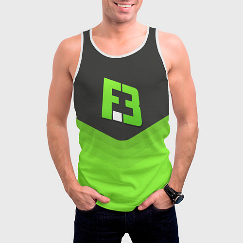 Мужская майка без рукавов FlipSid3 Uniform / 3D-Белый – фото 3