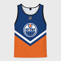 Майка-безрукавка мужская NHL: Edmonton Oilers, цвет: 3D-черный