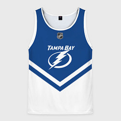 Майка-безрукавка мужская NHL: Tampa Bay Lightning, цвет: 3D-белый