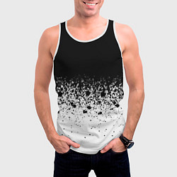 Майка-безрукавка мужская Необычный дизайн, цвет: 3D-белый — фото 2