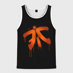 Майка-безрукавка мужская Fnatic: Black collection, цвет: 3D-белый