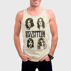 Майка-безрукавка мужская Led Zeppelin Guys, цвет: 3D-белый — фото 2