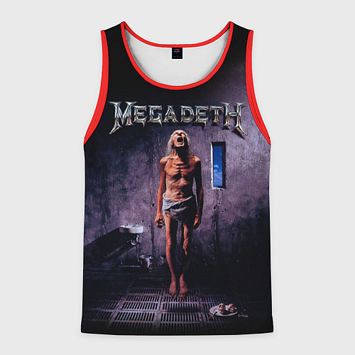 Мужская майка без рукавов Megadeth: Madness / 3D-Красный – фото 1