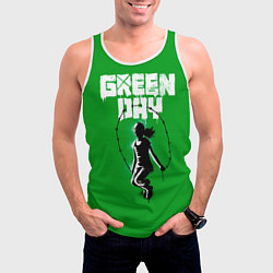 Майка-безрукавка мужская Green Day: Girl, цвет: 3D-белый — фото 2