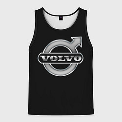 Майка-безрукавка мужская Volvo Concern - logo, цвет: 3D-черный