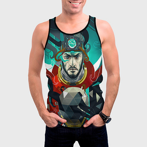 Мужская майка без рукавов Prey 3 / 3D-Черный – фото 3