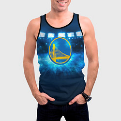 Майка-безрукавка мужская Golden State Warriors 6, цвет: 3D-черный — фото 2