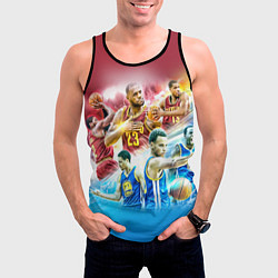 Майка-безрукавка мужская Golden State Warriors, цвет: 3D-черный — фото 2