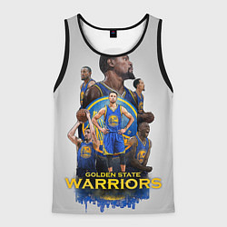 Майка-безрукавка мужская Golden State Warriors 9, цвет: 3D-черный