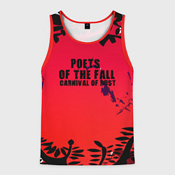 Майка-безрукавка мужская Poets of the Fall: Carnival of rust, цвет: 3D-красный