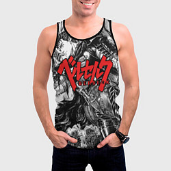 Майка-безрукавка мужская Berserk, цвет: 3D-черный — фото 2