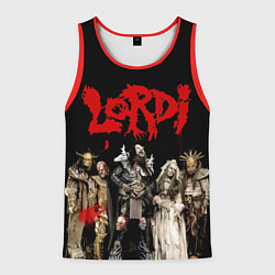 Майка-безрукавка мужская LORDI, цвет: 3D-красный