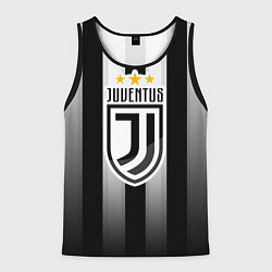 Майка-безрукавка мужская Juventus FC: New logo, цвет: 3D-черный