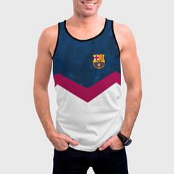 Майка-безрукавка мужская Barcelona FC: Sport, цвет: 3D-черный — фото 2