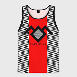 Майка-безрукавка мужская Twin Peaks Mark, цвет: 3D-черный