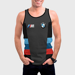 Майка-безрукавка мужская BMW 2018 Sport, цвет: 3D-черный — фото 2