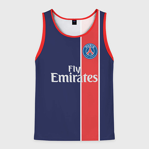 Мужская майка без рукавов FC PSG: Original / 3D-Красный – фото 1