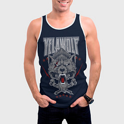 Майка-безрукавка мужская YELAWOLF, цвет: 3D-белый — фото 2