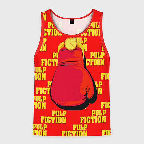 Мужская майка без рукавов Pulp Fiction: Boxing glove / 3D-Красный – фото 1