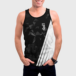 Майка-безрукавка мужская FC Juventus: Abstract, цвет: 3D-черный — фото 2
