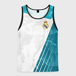 Майка-безрукавка мужская FC Real Madrid: Abstract, цвет: 3D-черный