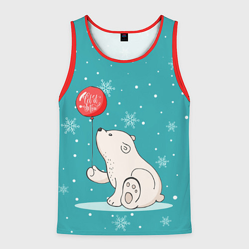 Мужская майка без рукавов Cold Bear / 3D-Красный – фото 1