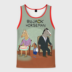 Майка-безрукавка мужская BoJack Horseman, цвет: 3D-красный