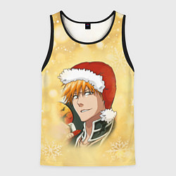 Майка-безрукавка мужская Happy New Bleach!, цвет: 3D-черный