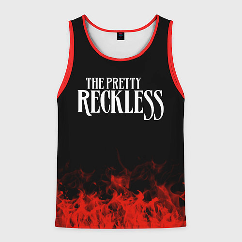 Мужская майка без рукавов The Pretty Reckless: Red Flame / 3D-Красный – фото 1