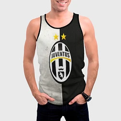 Майка-безрукавка мужская FC Juventus W&B, цвет: 3D-черный — фото 2