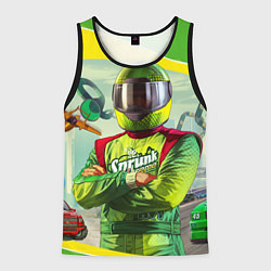 Майка-безрукавка мужская GTA V: Online Racer, цвет: 3D-черный