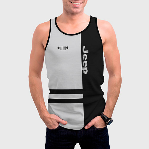 Мужская майка без рукавов Jeep / 3D-Черный – фото 3
