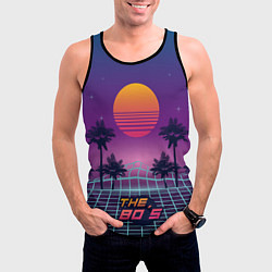Майка-безрукавка мужская The 80s Beach, цвет: 3D-черный — фото 2